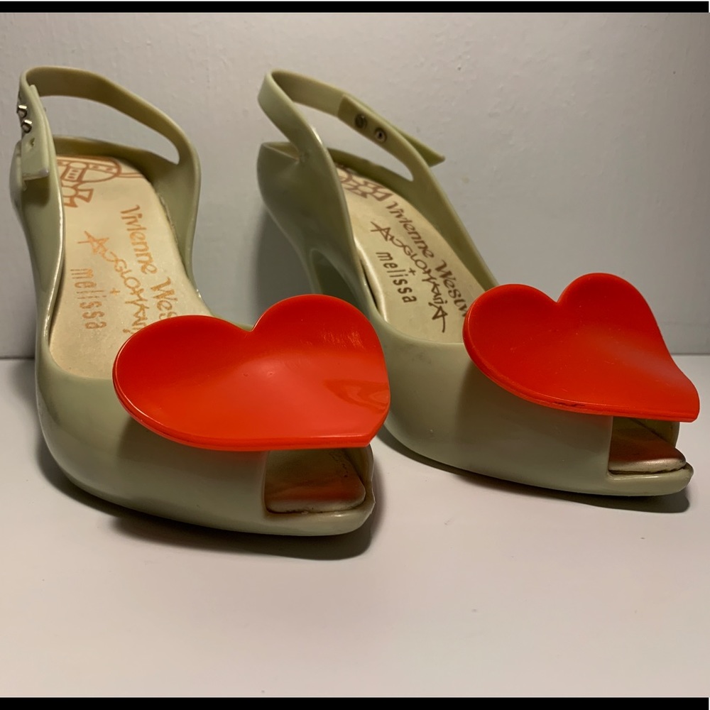 Vivienne Westwood Anglomania Jelly Peep-Toe Pumps